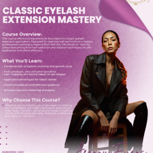 Nail Training Essentials Classic Eyelash Extension Mastery $1,950