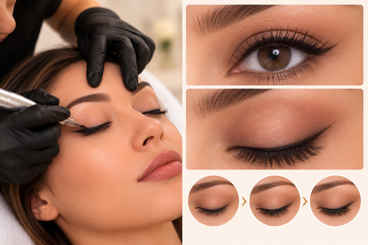 Healed natural lash line enhancement close-up, JNX Beauty Lounge