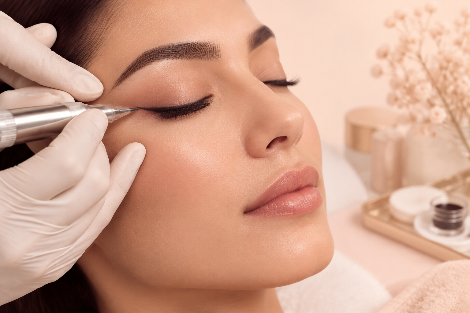 Book shaded eyeliner at JNX Beauty Lounge, Valencia